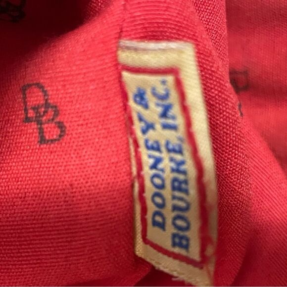 Dooney & Bourke Large Gabriella Satchel Bag Natural Signature Print - Picture 5 of 7